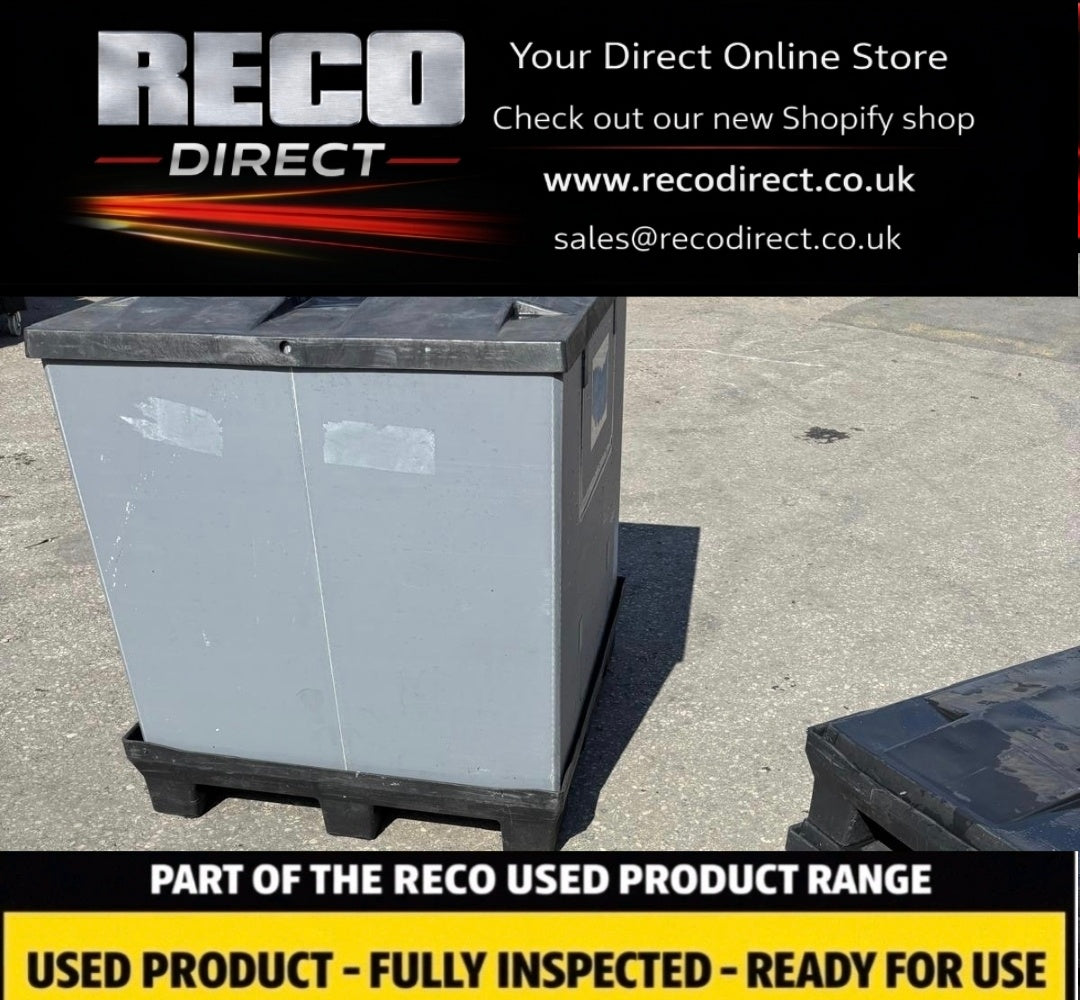 Used Sleeve Pallet Box 1200×800×950mm Euro – Collapsible Plastic Pallet Container