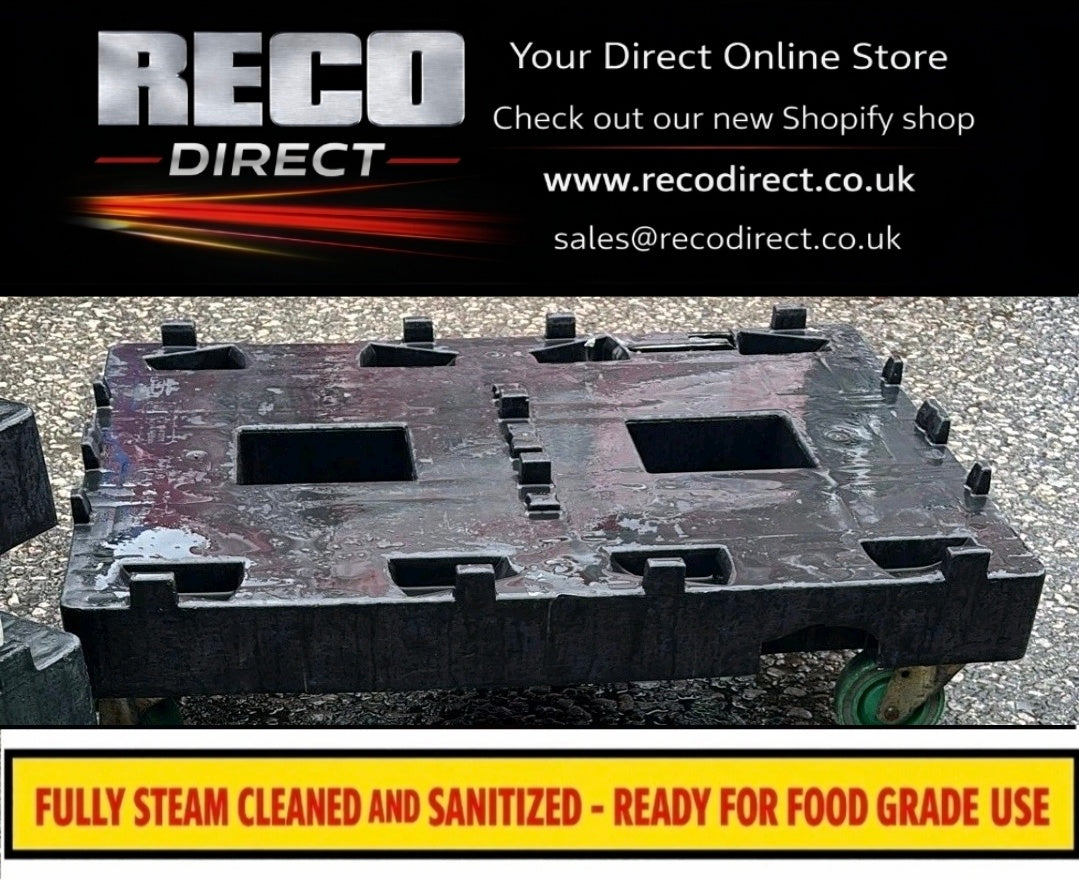 Refurbished 800 x 600mm Dolly Bale Arm Trolley Base (400kg Load)