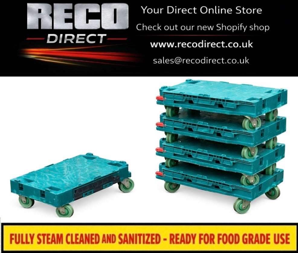Green ALC Tote/ Bale arm Single Dolly – 250kg Capacity