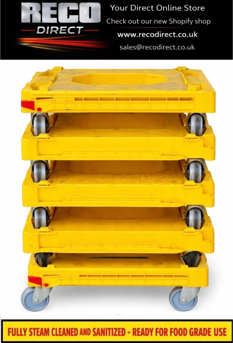 Yellow ALC Tote Single Dolly – 250kg Capacity
