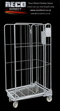 Budget 3 Sided ROD Roll Cage / Bulk Container – 600kg Load – No Shelf