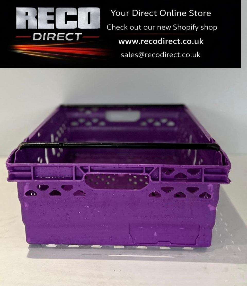 Bale Arm Crate 600×400×200mm – Reconditioned | Multiple Colours Available