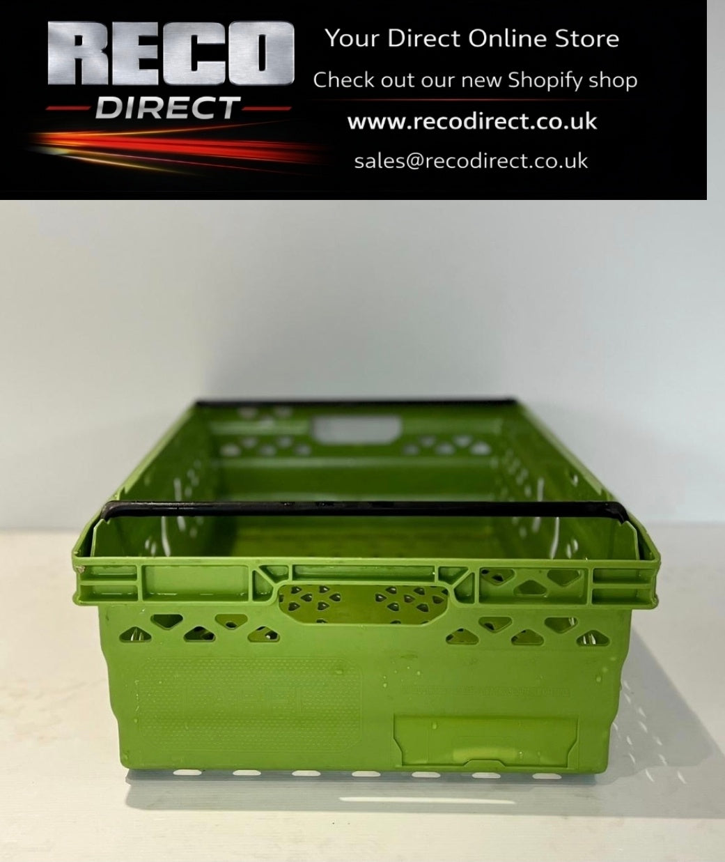 Bale Arm Crate 600×400×200mm – Reconditioned | Multiple Colours Available
