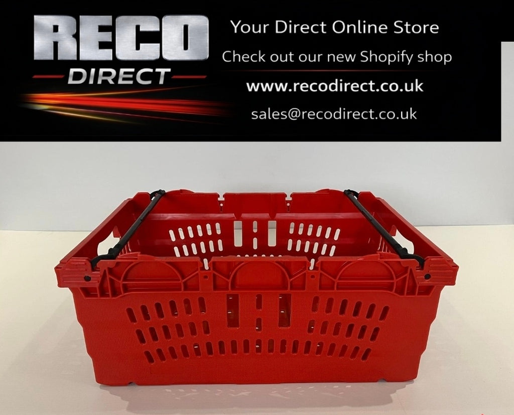 Bale Arm Crate 600×400×250mm – Reconditioned | Multiple Colours Available
