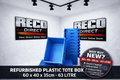 Refurbished 63L Plastic Tote Boxes 600x400x350mm – Heavy Duty ALC Containers