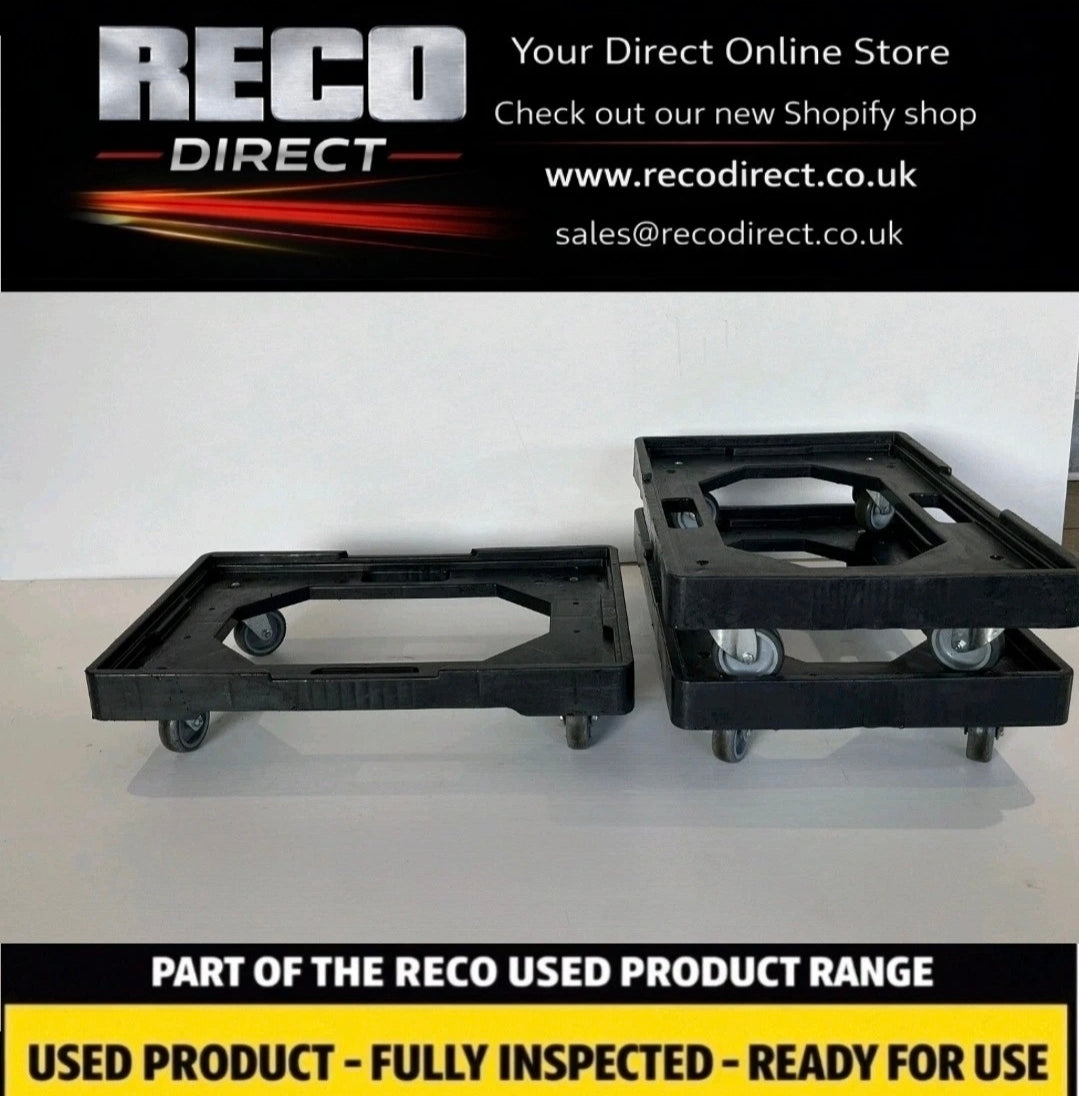 Refurbished 600 x 400mm ALC Tote Dolly – Bail Arm Trolley Base (250kg Load)