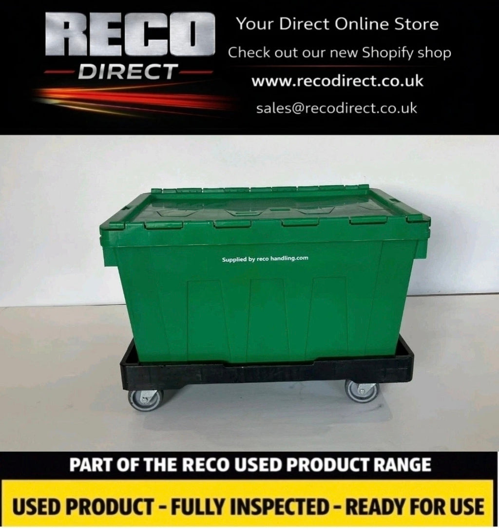 Refurbished 600 x 400mm ALC Tote Dolly – Bail Arm Trolley Base (250kg Load)